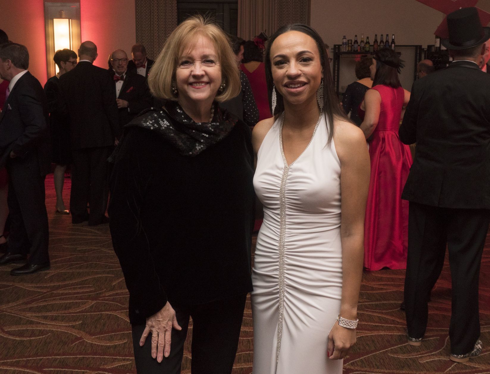 St. Louis mayor Lyda Krewson and Opal Jones, President and CEO of DOORWAYS